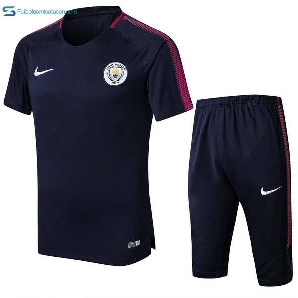 Entrenamiento Manchester City Conjunto Completo 2017/18 Azul Marino